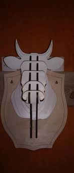 طرح سر گاو 3D پازل - head of a cow 3d puzzle - برای دستگاه CNC چوب و لیزر (سی ان سی)