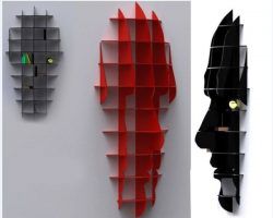 طرح قفسه سر برای برش لیزر cnc - head shelf for laser cut cnc ve - برای دستگاه CNC چوب و لیزر (سی ان سی)