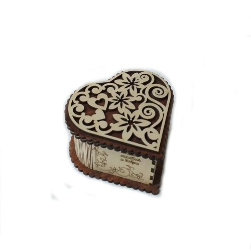 طرح تابوت قلبی برای برش لیزری - heart casket layout for laser cut ve - برای دستگاه CNC چوب و لیزر (سی ان سی)