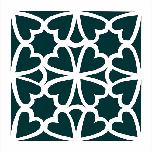 طرح پنجره‌های طرح صفحه قلبی شکل برای برش لیزری - heart shaped screen design windows for laser cut ve - برای دستگاه CNC چوب و لیزر (سی ان سی)