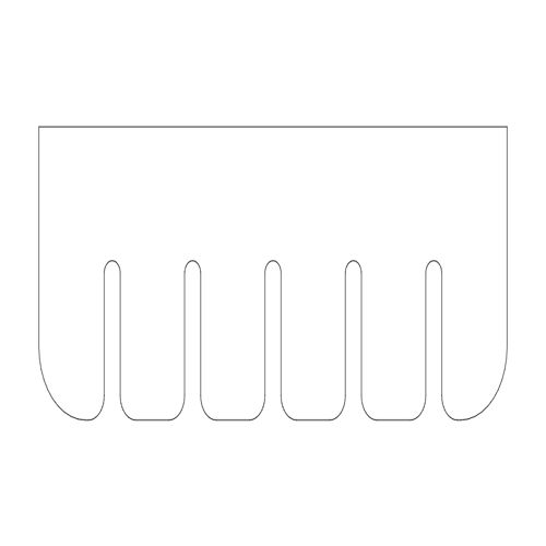 طرح نگهدارنده اسلات صادرات - holder slots export - برای دستگاه CNC چوب و لیزر (سی ان سی)