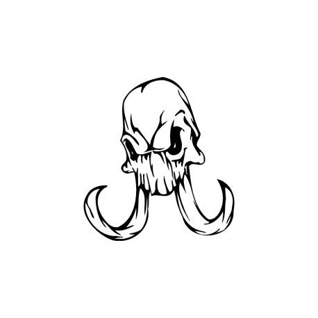 طرح جمجمه ترسناک سر پرنده 0 3 - horror skull bird head 013 - برای دستگاه CNC چوب و لیزر (سی ان سی)