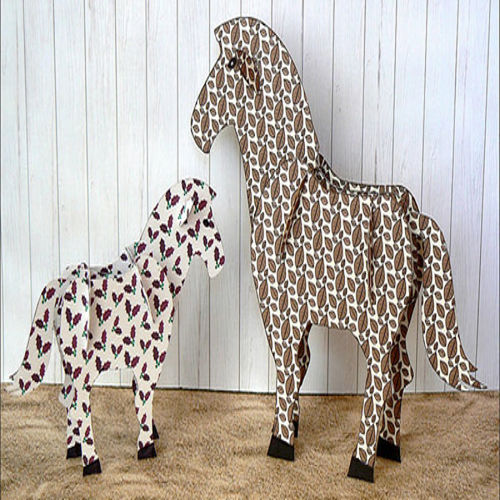 طرح پازل سه بعدی اسب برای برش لیزری - horse 3d puzzle for laser cut - برای دستگاه CNC چوب و لیزر (سی ان سی)