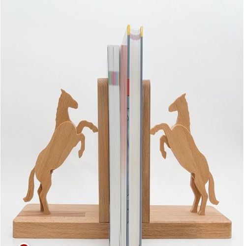 طرح horse-book-stand-a-for-laser-cutting