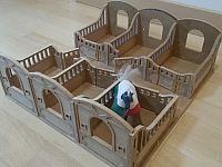 طرح جعبه اسب برش لیزری - horse box laser cut - برای دستگاه CNC چوب و لیزر (سی ان سی)