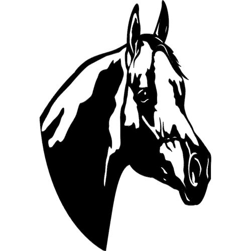 طرح فایل سر اسب برای برش لیزر cnc - horse head file for cnc laser cut ve - برای دستگاه CNC چوب و لیزر (سی ان سی)