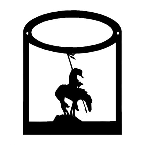 طرح اسب سوارکار با پرچم شبح - horse rider with flag silhouette - برای دستگاه CNC چوب و لیزر (سی ان سی)
