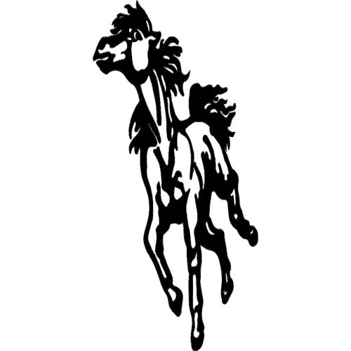 طرح اسب دویدن اسب - horse running - برای دستگاه CNC چوب و لیزر (سی ان سی)