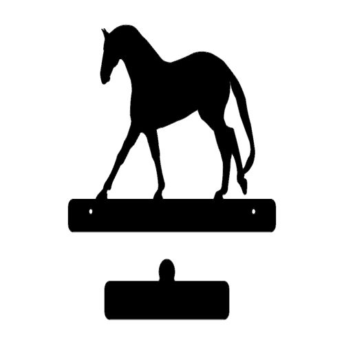 طرح اسب با پلاک - horse with plate - برای دستگاه CNC چوب و لیزر (سی ان سی)