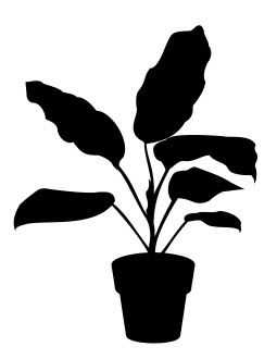 طرح گیاه خانگی - house plant 2 - برای دستگاه CNC چوب و لیزر (سی ان سی)