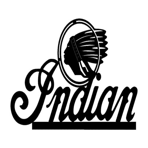 طرح لوگوی هندی - indian logo - برای دستگاه CNC چوب و لیزر (سی ان سی)
