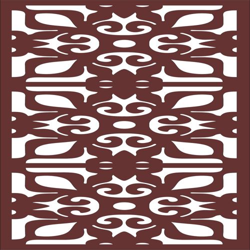 طرح قوس گلدار کوره آهنی برای برش لیزری - iron arches floral grill design for laser cut ve - برای دستگاه CNC چوب و لیزر (سی ان سی)