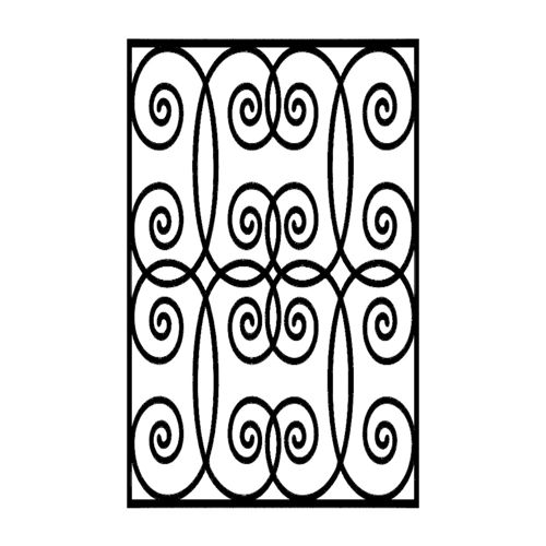 طرح آهن کاری مشبک طراحی - ironwork grilles designa - برای دستگاه CNC چوب و لیزر (سی ان سی)