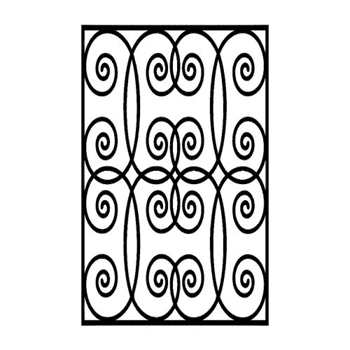 طرح آهن کاری مشبک طراحی - ironwork grilles design - برای دستگاه CNC چوب و لیزر (سی ان سی)