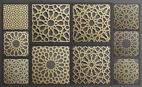 طرح طوماری اسلامی الگوی - islamic scrollwork pattern - برای دستگاه CNC چوب و لیزر (سی ان سی)