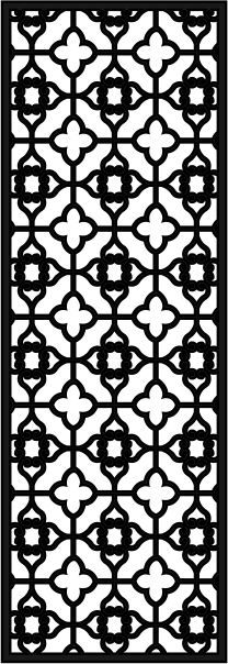 طرح طراحی جالی گریل الگوی - jali design grill pattern ve - برای دستگاه CNC چوب و لیزر (سی ان سی)