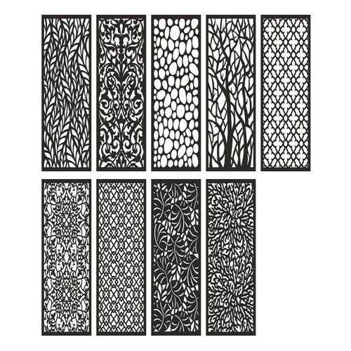 طرح الگوهای طراحی جالی - jali design patterns ve - برای دستگاه CNC چوب و لیزر (سی ان سی)