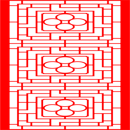 طرح طراحی الگوی الهام گرفته از جالی وی - jali inspired pattern design ve - برای دستگاه CNC چوب و لیزر (سی ان سی)