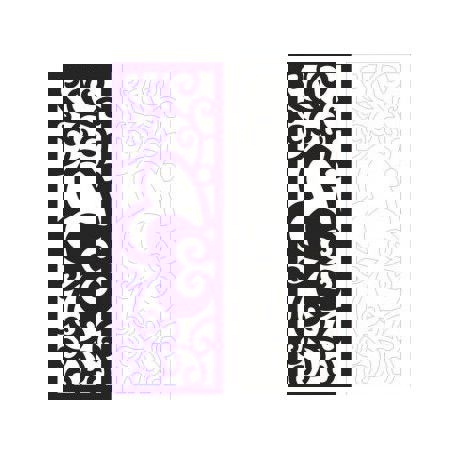 طرح طراحی الگوی جالی دکور - jali pattern design decor 111 - برای دستگاه CNC چوب و لیزر (سی ان سی)