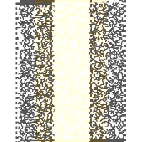 طرح طراحی الگوی جالی دکور - jali pattern design decor 555 - برای دستگاه CNC چوب و لیزر (سی ان سی)