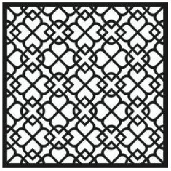 طرح طراحی الگوی جالی دکور mjm - jali pattern design decor mjm - برای دستگاه CNC چوب و لیزر (سی ان سی)