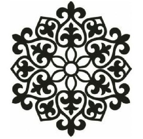 طرح طراحی الگوی جالی دکور گرد - jali pattern design decor round - برای دستگاه CNC چوب و لیزر (سی ان سی)