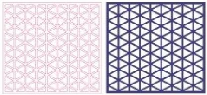 طرح الگوی صفحه جلی الگو - jali screen pattern - برای دستگاه CNC چوب و لیزر (سی ان سی)