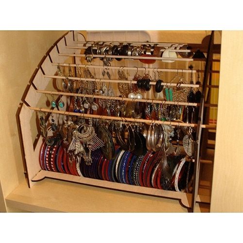 طرح جواهر قفسه - jewel rack - برای دستگاه CNC چوب و لیزر (سی ان سی)