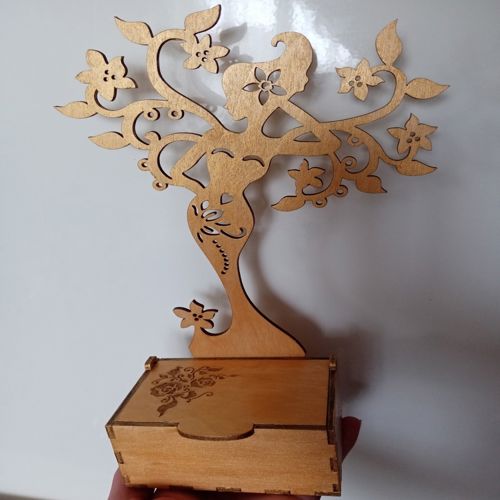 طرح jewelry-organizer-wooden-jewelry-storage-box-with-jewelry-tree-stand-for-laser-cut-ve