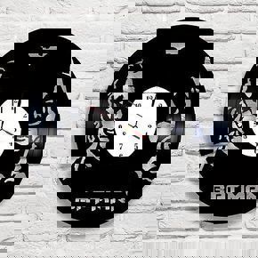 طرح ساعت جوکر در برابر بتمن vynl برای برش لیزری - joker vs batman vynl clock for laser cutting ve - برای دستگاه CNC چوب و لیزر (سی ان سی)