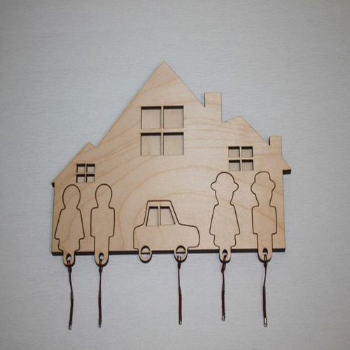 طرح جاکلیدی برش لیزری برای برش لیزری - key holder laser cut for laser cut ve - برای دستگاه CNC چوب و لیزر (سی ان سی)