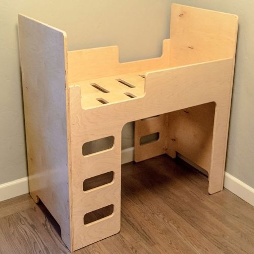 طرح تخت دو طبقه بچه ها تخت - kids bunk bed - برای دستگاه CNC چوب و لیزر (سی ان سی)