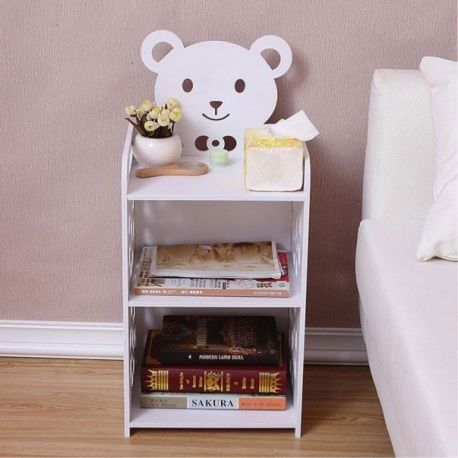 طرح میز کنار تخت خرس تخت بچه ها برای برش لیزری - kids nightstand teddy bear bedside table for laser cut - برای دستگاه CNC چوب و لیزر (سی ان سی)