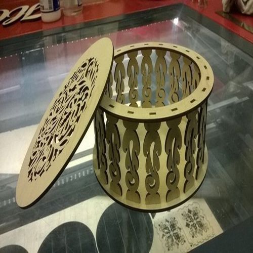 طرح کروگلایا شکاتولکا - kruglaya shkatulka - برای دستگاه CNC چوب و لیزر (سی ان سی)