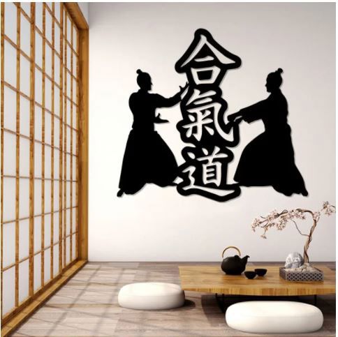 طرح kung-fu-wall-decor-ve