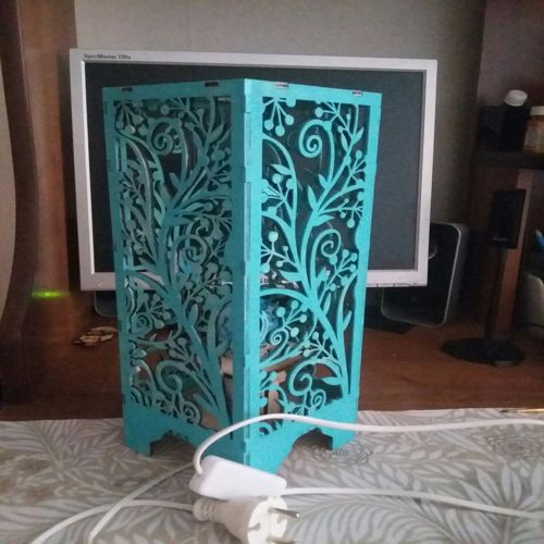 طرح لامپ برش لیزر cnc روتر لامپ - lamp laser cut cnc router plans ve - برای دستگاه CNC چوب و لیزر (سی ان سی)