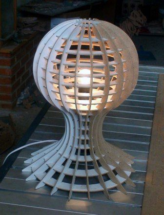 طرح لامپ با کره زمین جزئیات - lamp with globe detail - برای دستگاه CNC چوب و لیزر (سی ان سی)