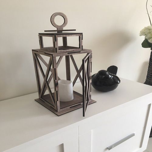 طرح فانوس برای برش لیزری - lantern for laser cut ve - برای دستگاه CNC چوب و لیزر (سی ان سی)