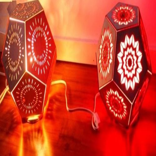 طرح برش لیزری سه بعدی اکریلیک لامپ - laser cut 3d acrylic lamp ve - برای دستگاه CNC چوب و لیزر (سی ان سی)