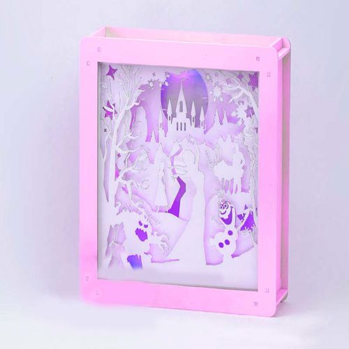 طرح لامپ LED جعبه نور لیزری سه بعدی - laser cut 3d illusion lamp led light box ve - برای دستگاه CNC چوب و لیزر (سی ان سی)