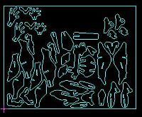 طرح قالب پازل قورباغه سه بعدی برش لیزری mm - laser cut 3d puzzle frog 3mm template - برای دستگاه CNC چوب و لیزر (سی ان سی)