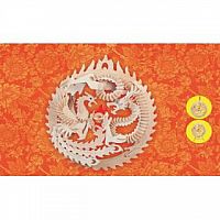 طرح قالب پازل اژدهای خوش شانس برش لیزری سه بعدی - laser cut 3d puzzle lucky dragon template - برای دستگاه CNC چوب و لیزر (سی ان سی)