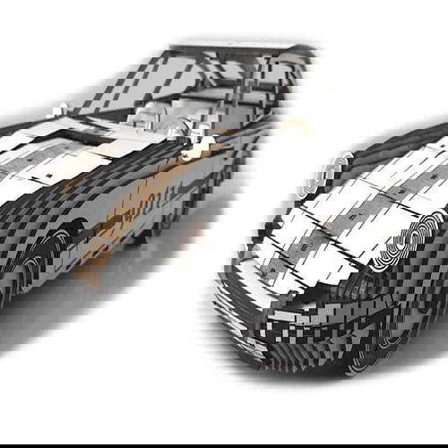 طرح پازل چوبی پورشه ماشین ماشین با لیزر برش سه بعدی - laser cut 3d puzzle porsche wooden car ve - برای دستگاه CNC چوب و لیزر (سی ان سی)