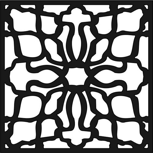 طرح هندسی انتزاعی برش لیزری الگو - laser cut abstract geometric design pattern ve - برای دستگاه CNC چوب و لیزر (سی ان سی)