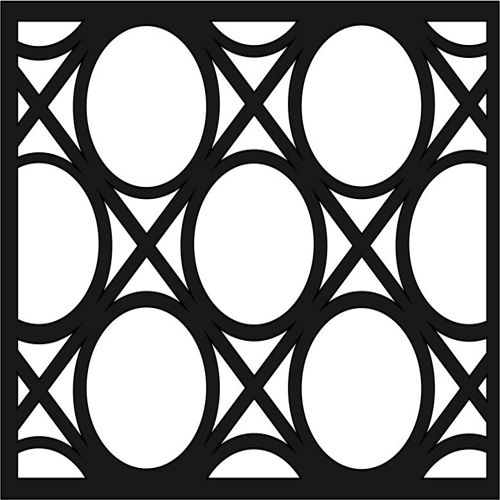 طرح برش لیزری انتزاعی الگوی هندسی - laser cut abstract geometric pattern ve - برای دستگاه CNC چوب و لیزر (سی ان سی)
