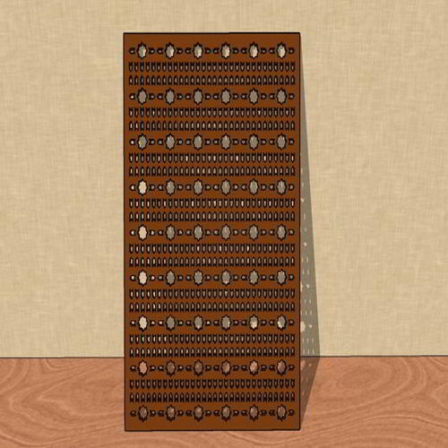 طرح برش لیزری انتزاعی گریل - laser cut abstract grill design ve - برای دستگاه CNC چوب و لیزر (سی ان سی)