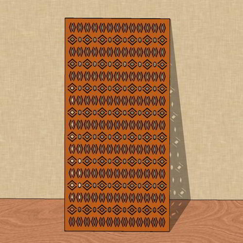 طرح برش لیزری انتزاعی گریل صفحه قالب - laser cut abstract grill screen template ve - برای دستگاه CNC چوب و لیزر (سی ان سی)