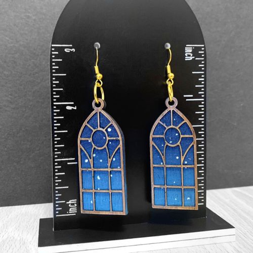 طرح برش لیزری اکریلیک گوشواره نمایشگر پایه نگهدارنده جواهرات - laser cut acrylic earring display stand jewelry holder ve - برای دستگاه CNC چوب و لیزر (سی ان سی)