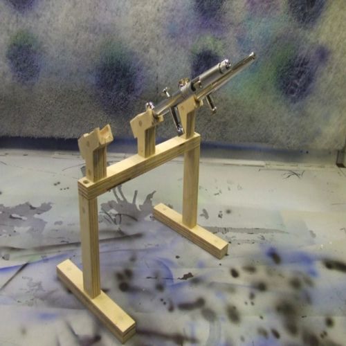 طرح برش لیزری نگهدارنده ایربراش طراحی - laser cut airbrush holder drawing - برای دستگاه CNC چوب و لیزر (سی ان سی)