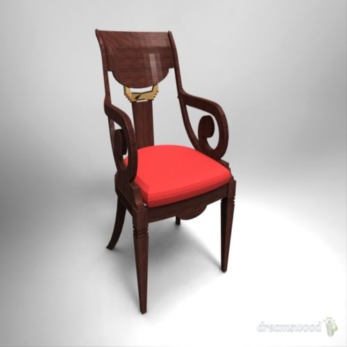 طرح صندلی راحتی برش لیزری empire - laser cut armchair empire - برای دستگاه CNC چوب و لیزر (سی ان سی)